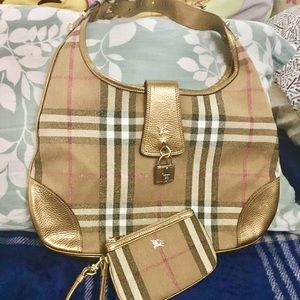 Aurhentic Burberry Bag And matching wallet